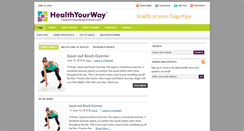 Desktop Screenshot of healthyourwayonline.com